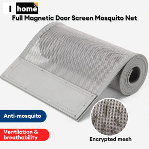 Full Magnetic Door Screen Mosquito Net Curtain Anti-mosquito Insect Net Invisible Thicken Mesh Magnetic Screen Door Net for Home Office Shop Garage