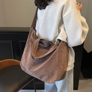 Casual Large Capacity Womens Crossbody Bag Lightweight Single Shoulder Bag for Class Stylish Korean Style Spring 2025
