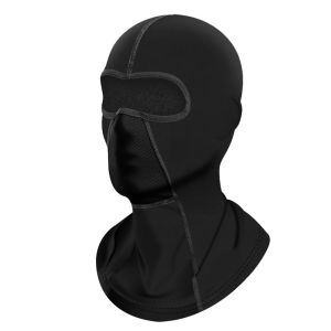 Cycling hood with plush bicycle mask windproof warm face mask