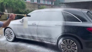 7pcs 1/4 Car Wash High Pressure Washer Portable Gun Power Snow Wash Foam Spray Blaster w/ 5Nozzle