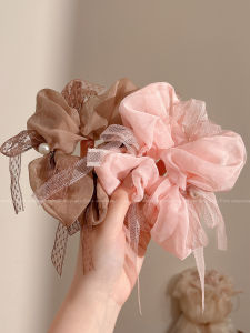 PINK EMPRESS | Elegant Korean Bow Headband for Hair Styling