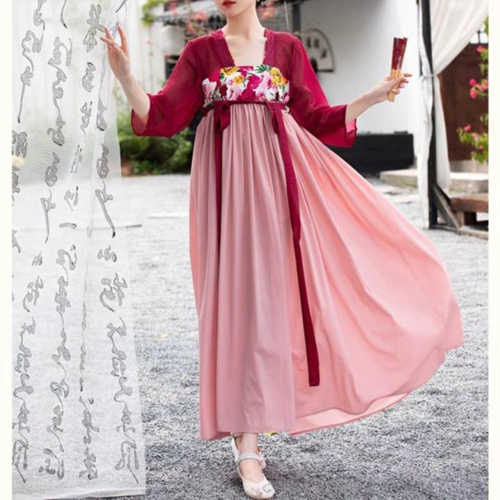 ECLAIRE%20003%20Dress%20Maksi%20Maxi%20Sifon%20Chiffon%20Hanfu%20Imlek%20Lunar%20CNY%20Pesta%20anggun%20Etnis%20Import%20gxooz%20-%20Image%202