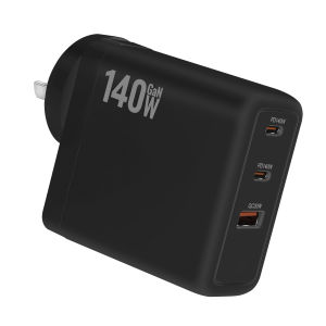 140W GaN Fast Charger Compact Portable Universal for Laptops Phones Tablets PD Smart Recognition Safety Protection