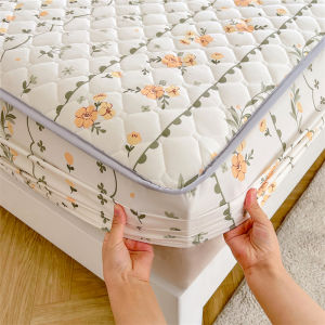 Dansunreve Thicken Fittedsheet Cartoon Cute Fitted Bedsheet Bedsheet Queen size Thicker Mattress Protector