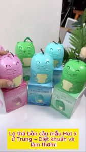 Lọ Thả Bồn Cầu Hình Mèo Xinh – Khử Mùi Diệt Khuẩn Làm Sạch Toilet Thơm Lâu Thiết Kế Tiện Lợi