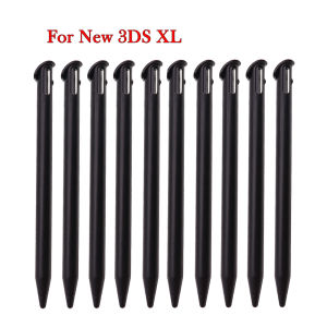 10pcs Black Plastic Stylus Touch Screen Metal Telescopic Stylus Pen for 3DS XL LL New 2DS / 3DS LL XL For NDSL NDSi