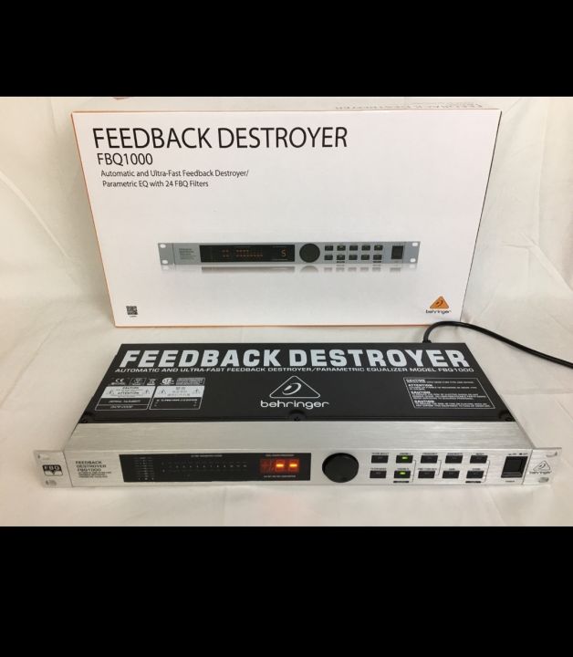 behringer feedback destroyer fbq1000 fbq 1000 anti feedback Anti