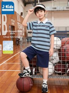 JKIDS | Casual Thin Boy Set Polo Shirt Shorts Summer