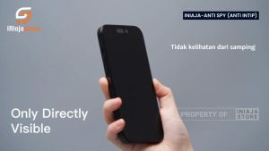 INIAJA - Tempered Glass Anti Spy Samsung A6+ A7 2018 A8+ A750 Anti Gores Anti Intip Privacy Pelindung Layar Full Cover