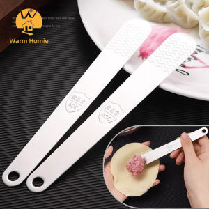 [Warm Homie] 304 Stainless Steel Dumpling Stuffing Spoon Wonton Filling Mixing Tool Filling Flat Scoop for Butter the Bread Kitchen Dumplings Making Tool