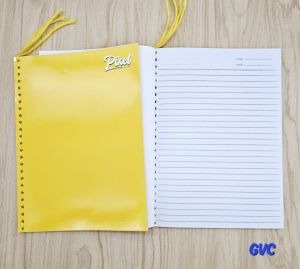 Pixel Notes Notebook with Yarn - Plain Color Cover 80 Leaves (REGULAR NOTEBOOK)