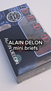 Alain Delon (5 Pcs) Mens Cotton Mini Underwear Soft Breathable Everyday Comfort - AD5590