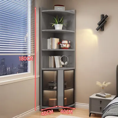 FANKALONG | Corner Glass-Door Cabinet