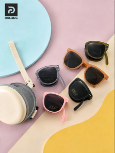 REXUELONG | UV Protection Foldable Kids Polarized Sunglasses