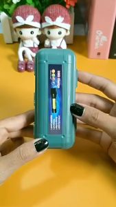 Senter Mini Swat COB LED Zoom Super Terang & Portable Emergency Lamp | USB Charger [ kotak hijau]