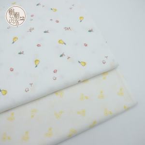 ผ้าถักลายดอกไม้เนื้อนุ่ม BLBL สำหรับเด็ก กระโปรงสั้นผ้าฝ้าย กางเกงขายาวทรงหล่อ ผ้าอัดอากาศแบบ DIY งานฝีมือ