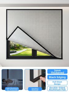 GEOBOX | Light Blocking Insulated Easy Installation Curtain