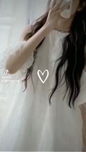 Váy suông cổ yếm 2 lớp tay phồng rớt vai lông siêu mềm mịn có lót không ngứa đầm công chúa Kemi Freesize dưới 59kg