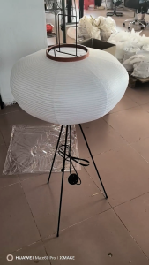 Japanese Style Paper Table & Floor Lamp Tripod Stand Lantern Light for Bedroom Living Room Home Decor