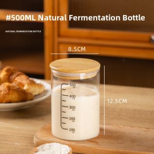 Yeast Cultivation Fermentation Jar Sealed Graduated Glass