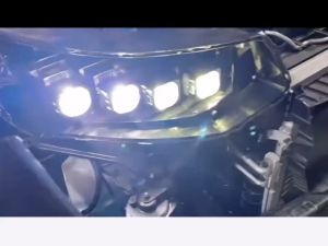 เลนส์โปรเจคเตอร์ LED Matrix 1.5 นิ้ว สำหรับรถยนต์/มอเตอร์ไซค์