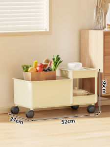 Multipurpose Mobile Storage Cart Kitchen Shelf