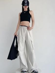 Forever21 | Drying Cool UV-Protective Loose Wide Leg Workwear Pants