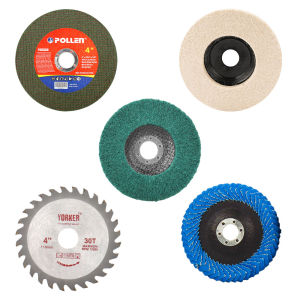 SI FANG | SI FANG 5PCS 4‘’ Metal Cutting Disc for Angle Grinder 100mm Flap Disc Grinding Wheel Woodworking Stone Marble Cutting Saw Blade