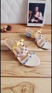 Sandal IR23 Cewek Sendal Hak Tahu Wanita  Amara 5cm Perempuan Kasual