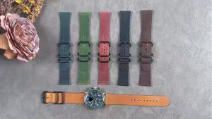 20/22mm Retro Leather Band Vintage Genuine Leather WatchStrap Universal Replacement for Seiko for Omega for Casio Bracelet Wrist