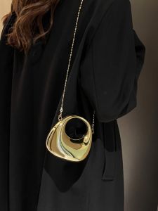Sweet Cool Girl Mini Shoulder Crossbody Bag Lipstick Coin Purse Fashion Trendy Womens Handbag Pure Color Mixed Material