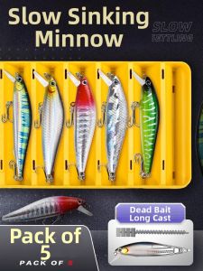 SEELUCKER | Far-Casting Sinking Minnow Lure Complete Set
