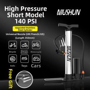 Portable Pressure Gauge Bicycle Pump