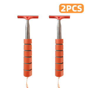 Lanke 1/2PCS Telescopic Car Rearview Mirror Wiper with Rubber Blade Universal Extendable Auto Mirror Squeegee for Vehicles