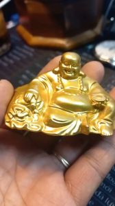 Tượng Di Lặc Kim Loại Trang Trí Để Bàn Làm Việc Ô tô