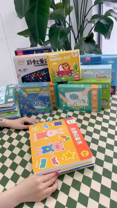 SG EmmAmy® Kids Words Busy Book Early Education 1-6 Years Children Toddlers Quiet Book 宝宝识字认物书