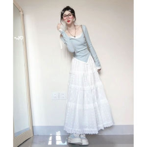 CHANGTONG | Youthful Unique Fashionable Two-Piece Set Top and Skirt