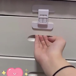 Baby Safety Refrigerator Door Lock Childproof Anti-Clamp Fridge Lock for Ref Lock for Freezer