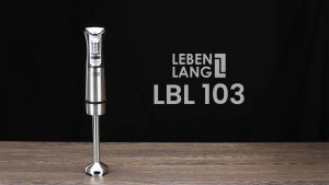 Máy xay sinh tố cầm tay đa năng Lebenlang LBL103 150W 800ml lưỡi dao 2 cánh tích điện BH 2 năm – hàng chính hãng