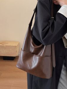 Niche Style Textured Underarm Bag Womens 2023 New Arrival Fancy Retro Commuter Tote Large Capacity Crossbody Shoulder Bag