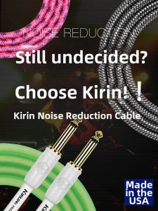 Noise Reduction Guitar Instrument Cable Braided Wire