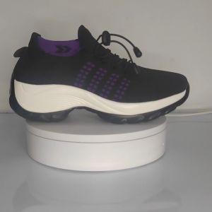 INLIKE Korea Fashion Sepatu Casual Wanita Cewek Kets Nyaman Sepatu Kaus Kaki Sepatu Lari Lentur Berjalan Yang Cocok 031