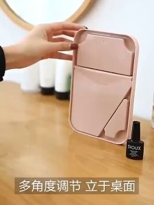 Gương gấp gọn bọc da bỏ túi siêu nét GIAO MÀU NGẪU NHIÊN