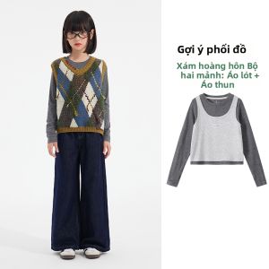 iplant | Áo Gile Len Pha Cho Trẻ Em