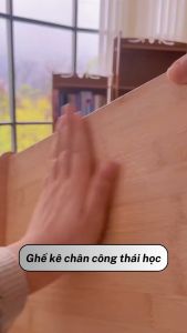 Ghế Kê Chân Ngồi Làm Việc Cao Cấp INS TRE36- 37 Giúp Trọng Tâm Của Người Ngồi Thoải Mái Hơn Trong Quá Trình Làm Việc