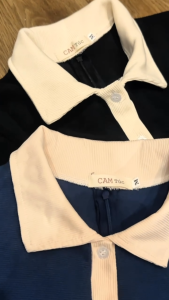 Jumpsuit Body Jumpsuit Đùi Cổ Trụ (Đồ Bay Nữ) Màu Đen Phối Viền Be Đen Phối Viền Trắng Xanh Đá Phối viền Be