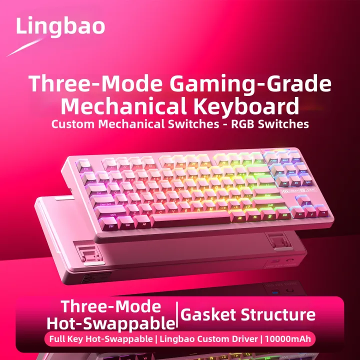 Lingbao | Wireless Multi-Mode Gaming Mechanical Keyboard