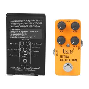 IRIN | IRIN RS-17 Ultra Distortion Guitar Effect Pedal High-Gain True Bypass Pedals Accessory for Guitarists