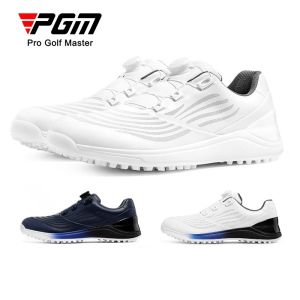 PGM Golf Shoe for Men Sport Waterproof Sneakers Knob Shoelaces with Non-slip and Wear Resistant XZ356