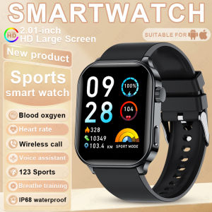 LIGE | LIGE 2026 New Sports Smart Watch Bluetooth Call Heart Rate Blood Oxygen Health Monitor 2.01" HD Screen Smartwatch Women Men